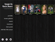Tablet Screenshot of imagesbymariemoore.com